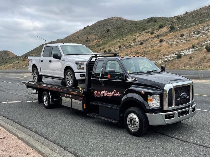 Redlands flatbed towing